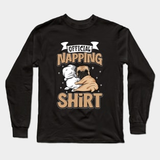 Pug - Official Napping Long Sleeve T-Shirt